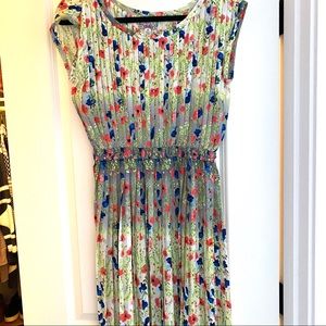 Baraschi Anthropologie Pleated Dress